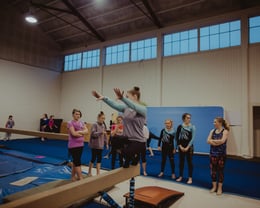 Monday Rec Class - Sam on beam