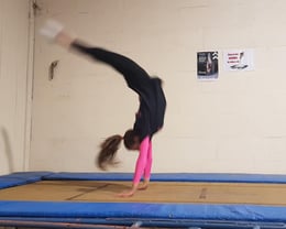 Trampoline is a great place to perfect Aerial Technique