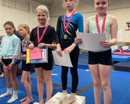 Girls placings in June Rec comp.